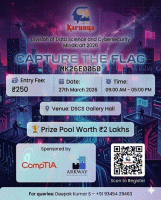 Capture The Flag 2026 Cybersecurity Competition Poster